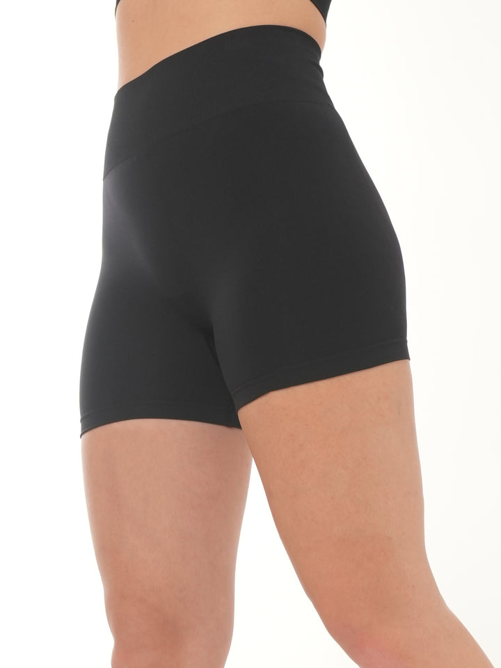 SculptEase Seamless Shorts® Black 5" Inseam
