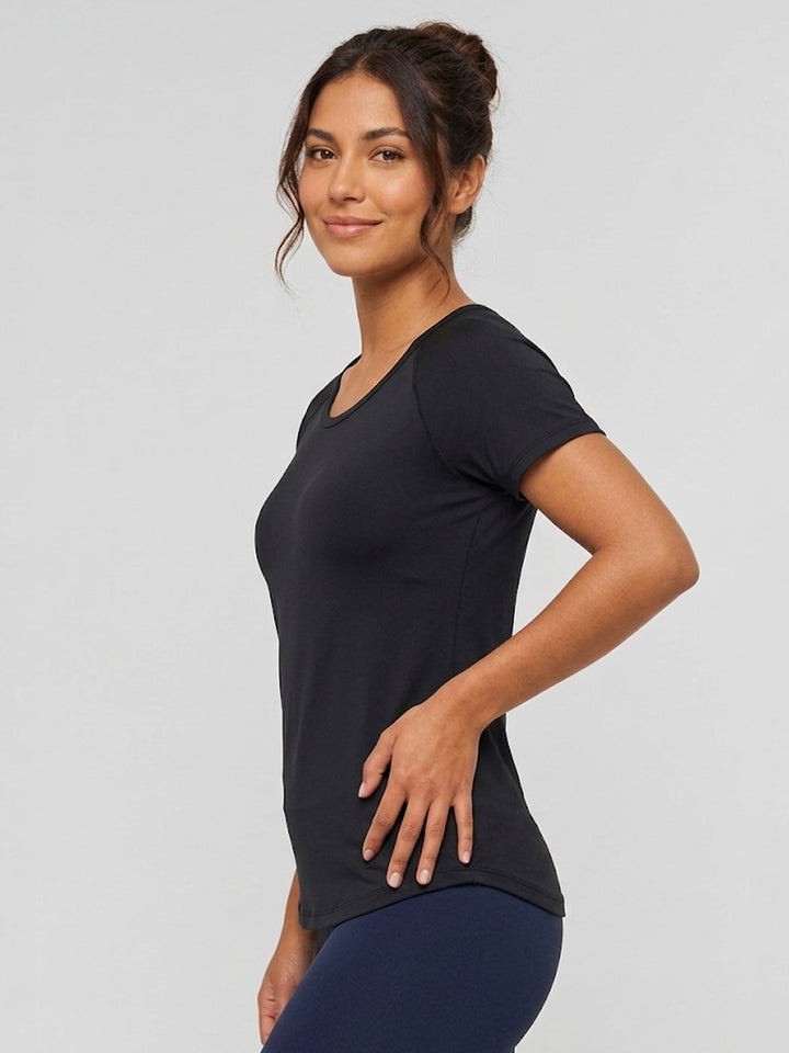 Athena MoveFit Tee - Midnight Black