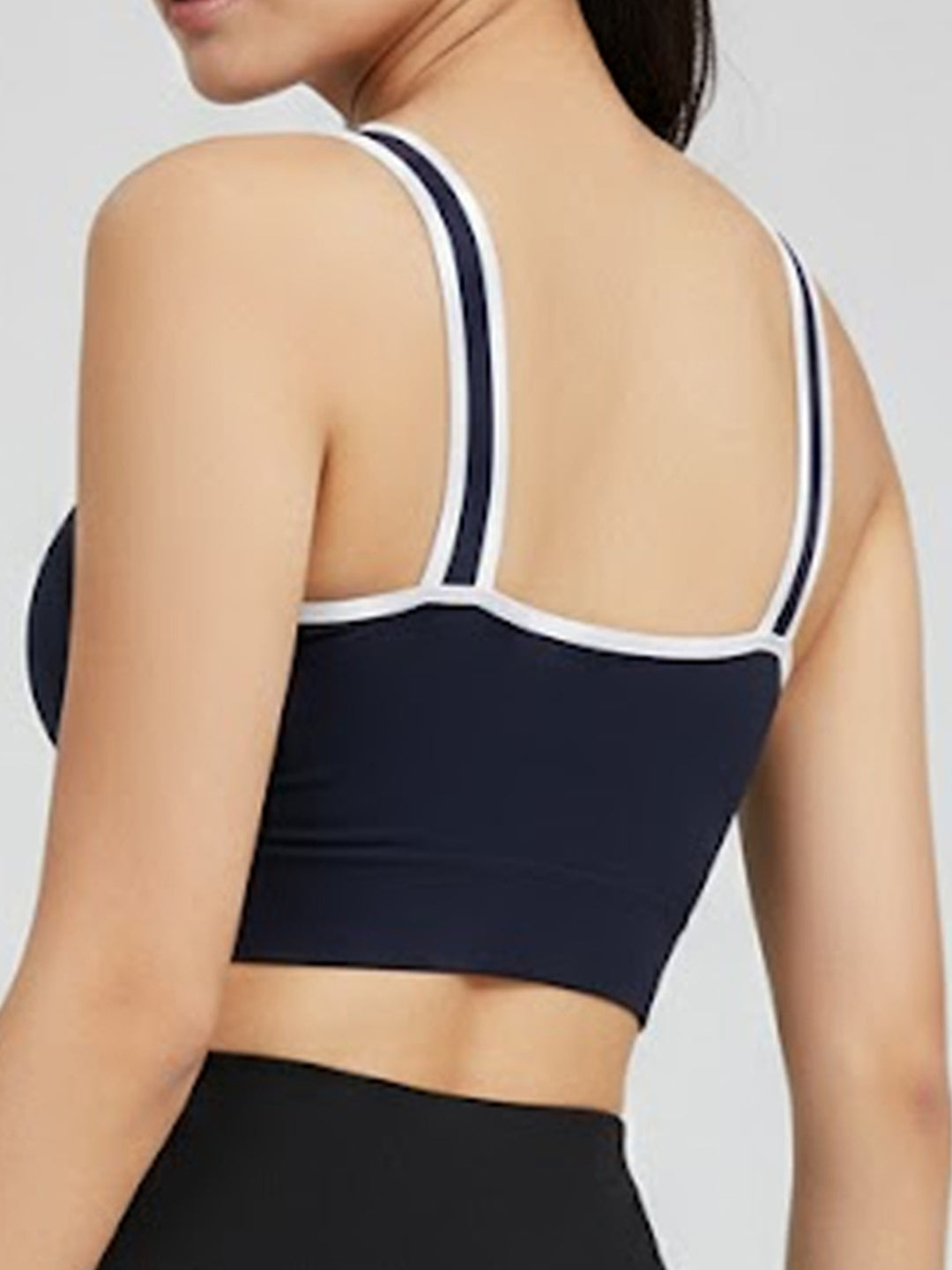 Trace Bra Seamless Longline Medium Impact – Chelsea Navy