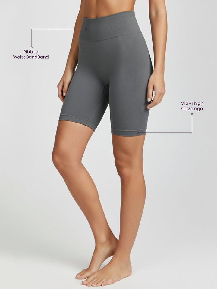 FlowForm Seamless Shorts® Dark Shadow 6.5" Inseam