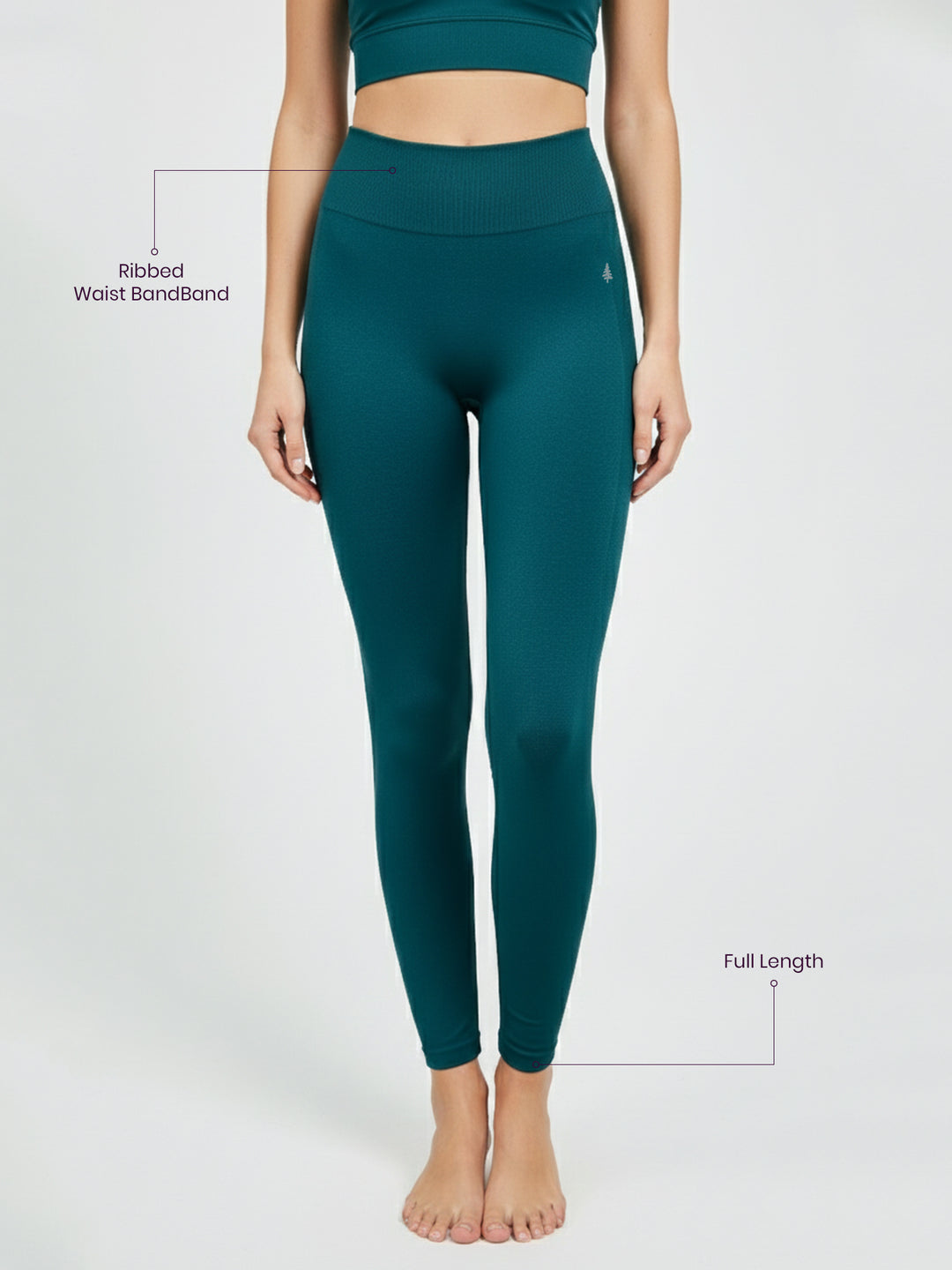 MoveLight Seamless Leggings®  Dark Sea 27" Inseam