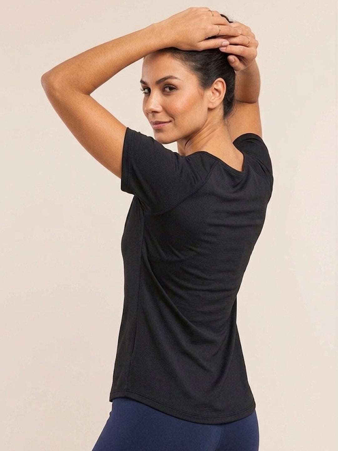 Athena MoveFit Tee - Midnight Black